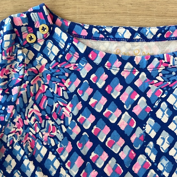 [Lilly Pulitzer] Mini Sophie Dress in Royal Purple Pop up Toe - Picture 4 of 7